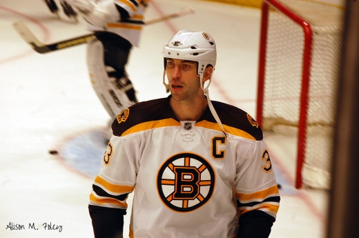 Zdeno Chara returns for his tenth season as the captain of the Boston Bruins (photo courtesy of Alison M. Foley)